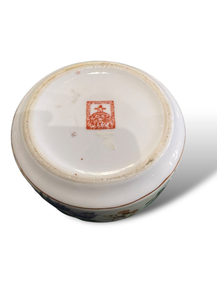 Brûle Parfum Chinois En Porcelaine-photo-3