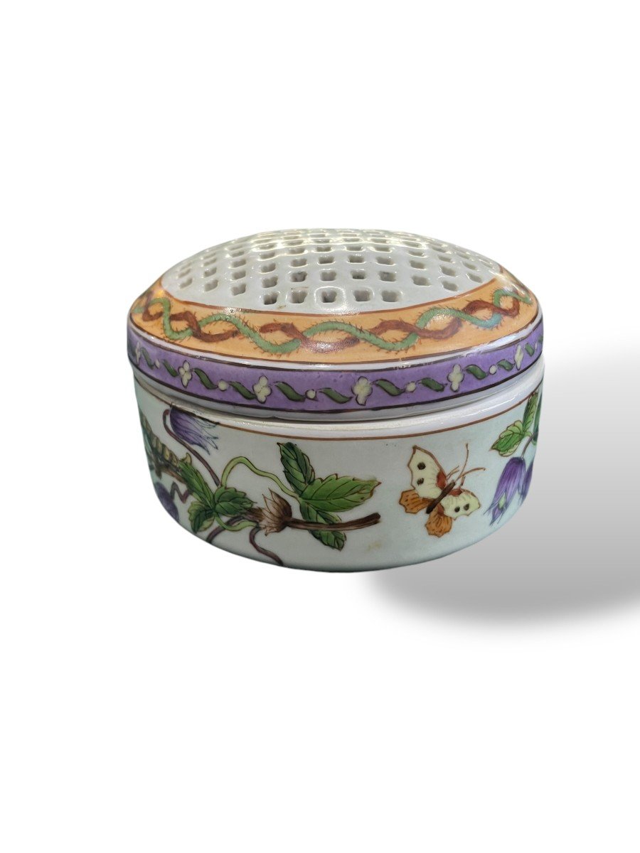 Brûle Parfum Chinois En Porcelaine-photo-7