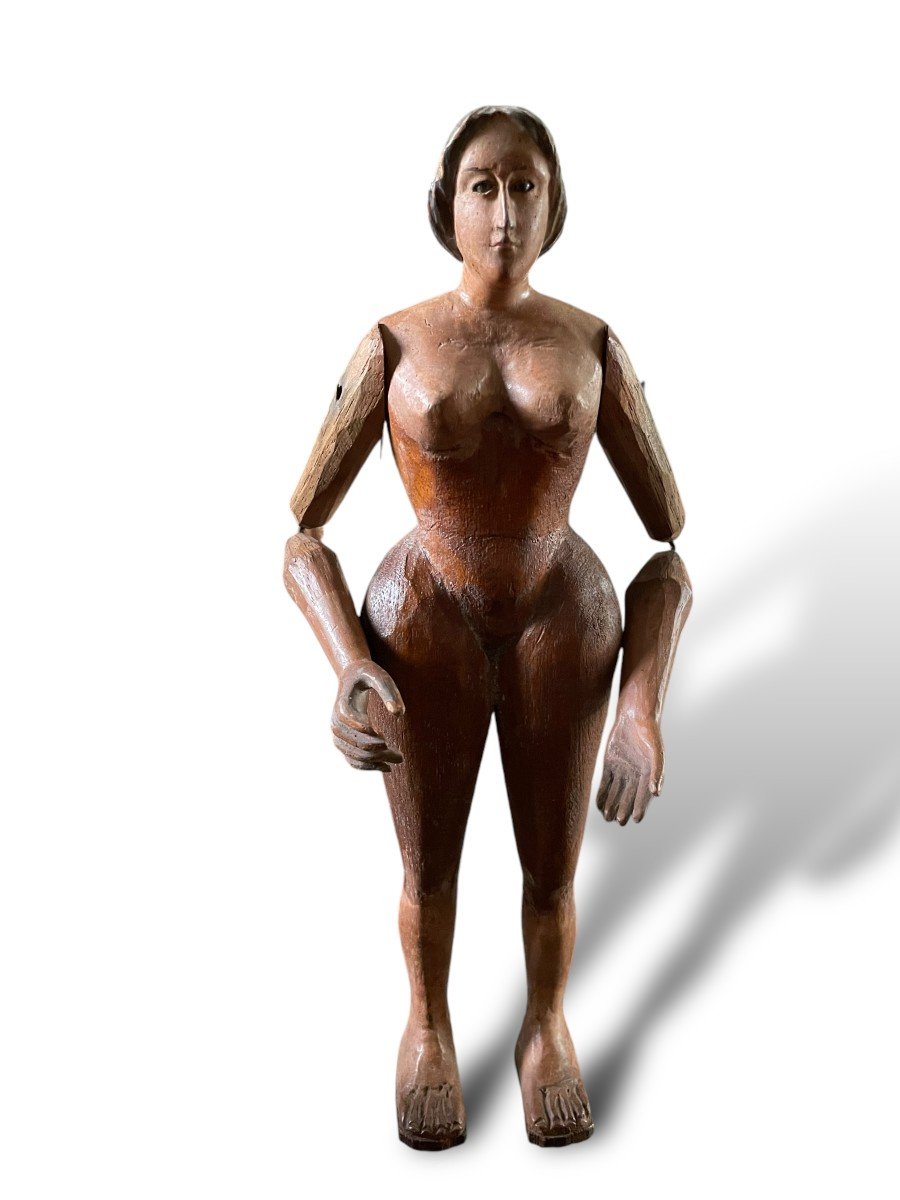 Mannequin d'Artiste Ou De Modiste en bois XIXeme