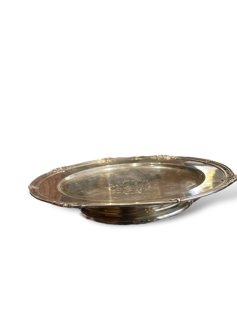 Coupe sur pied En Argent Massif XIXeme-photo-3