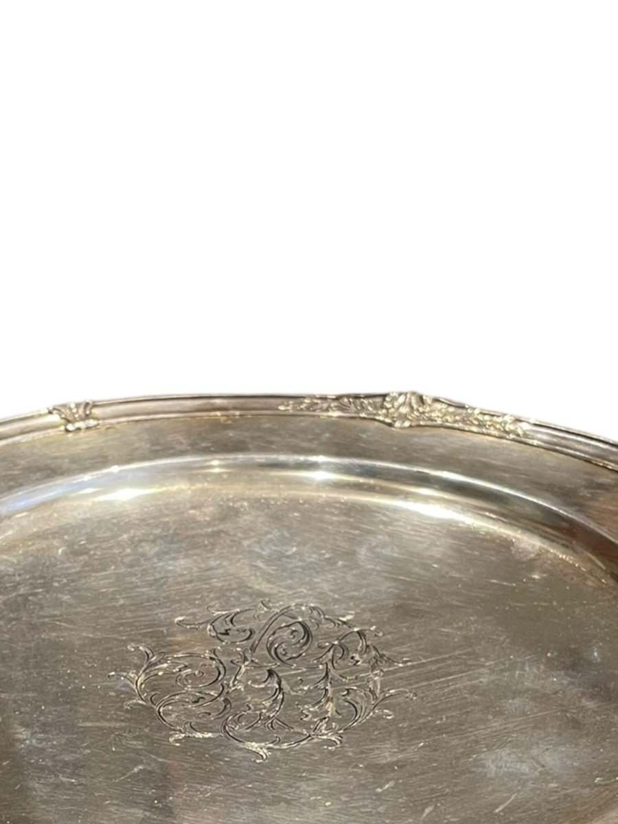 Coupe sur pied En Argent Massif XIXeme-photo-3