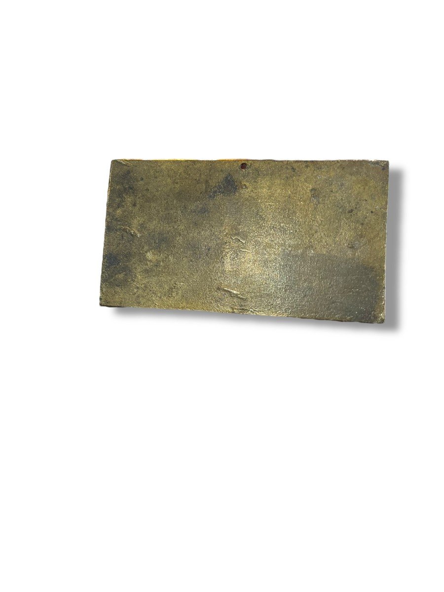 Plaque En Bronze Allégorie De l'Indépendance Des états-unis-photo-2