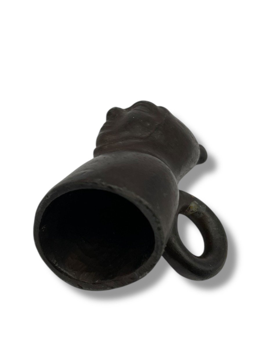 18th Century Bronze Candle Snuffer-photo-2