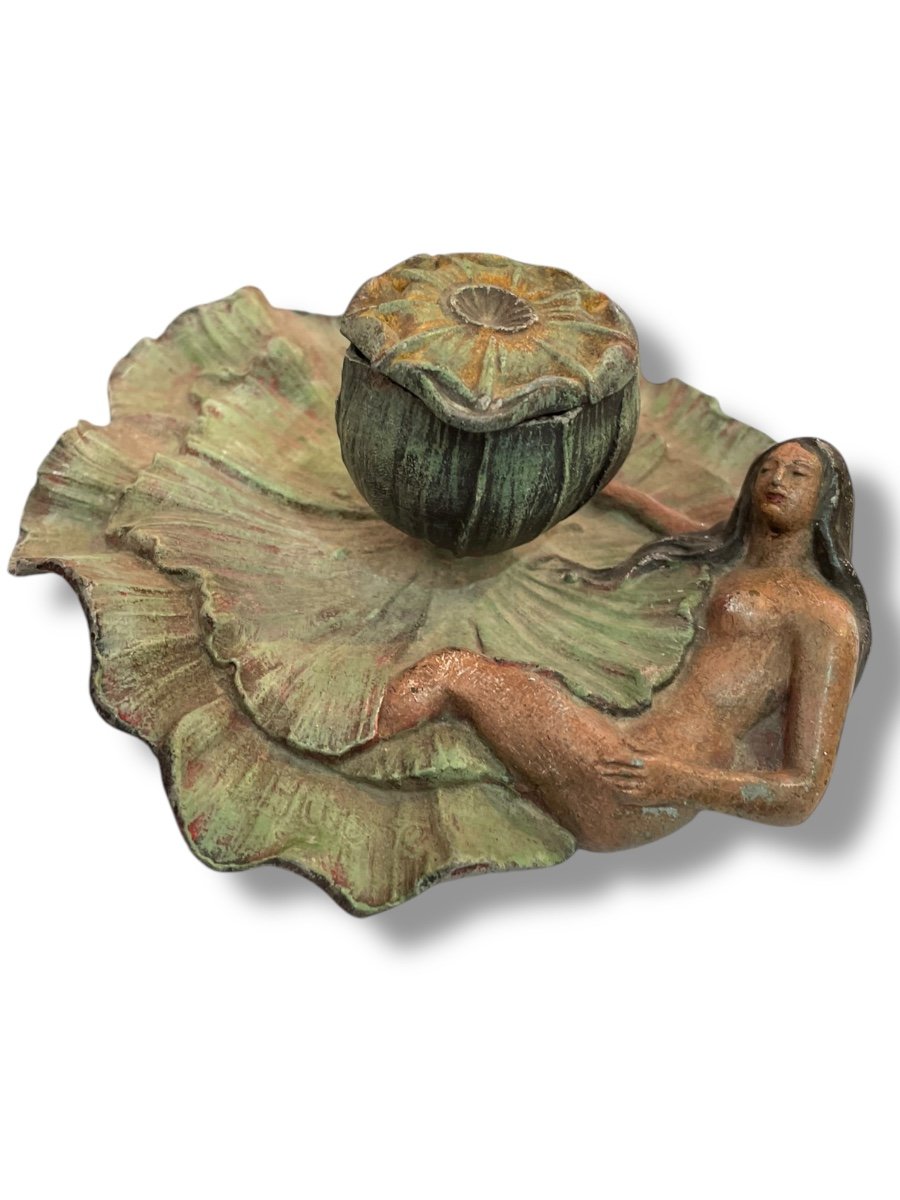 Encrier Femme Allongée Curiosa Erotica