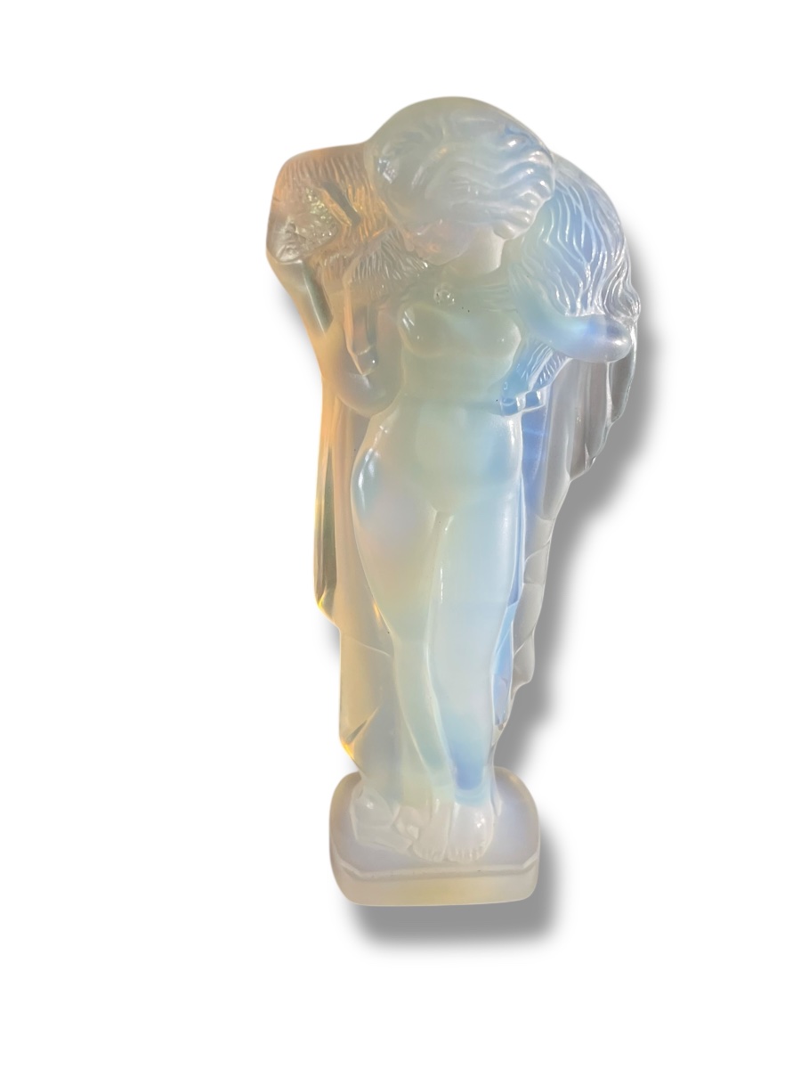 Sabino Femme à L’agneau Verre Opalescent-photo-5