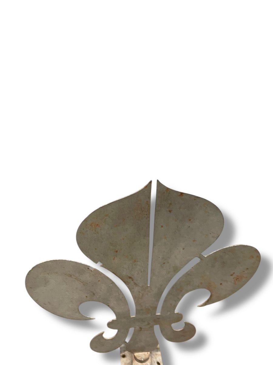 épi De Faitage En Zinc Motif Fleur De Lys -photo-2