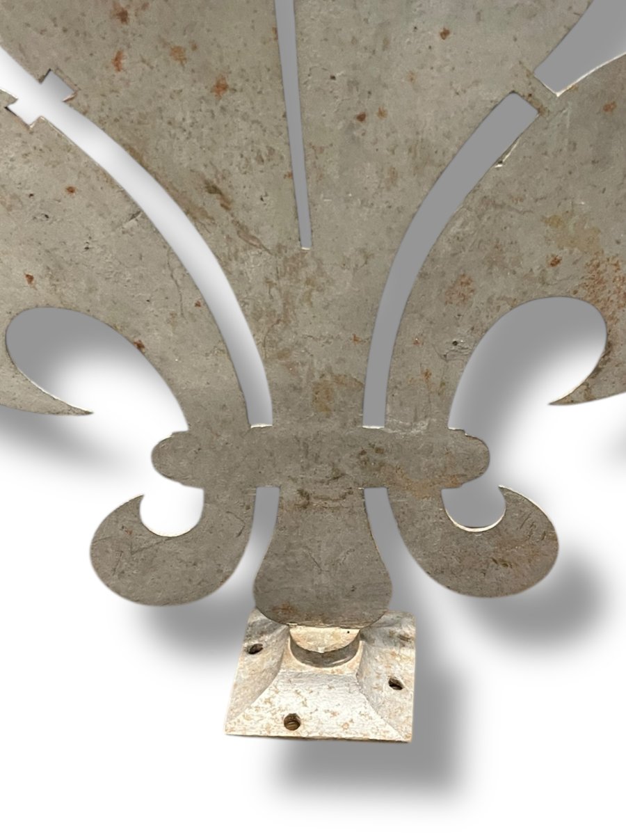 épi De Faitage En Zinc Motif Fleur De Lys -photo-3