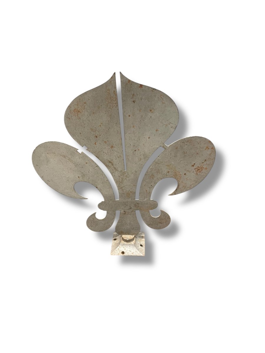 épi De Faitage En Zinc Motif Fleur De Lys -photo-4
