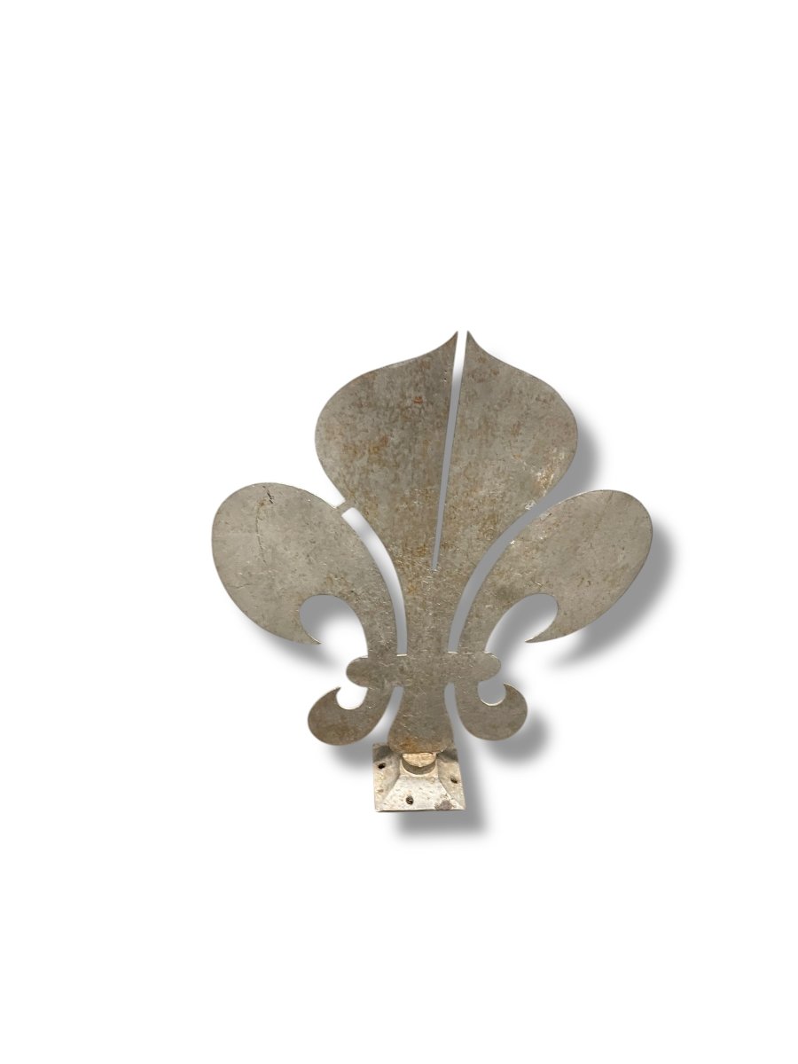 épi De Faitage En Zinc Motif Fleur De Lys -photo-2