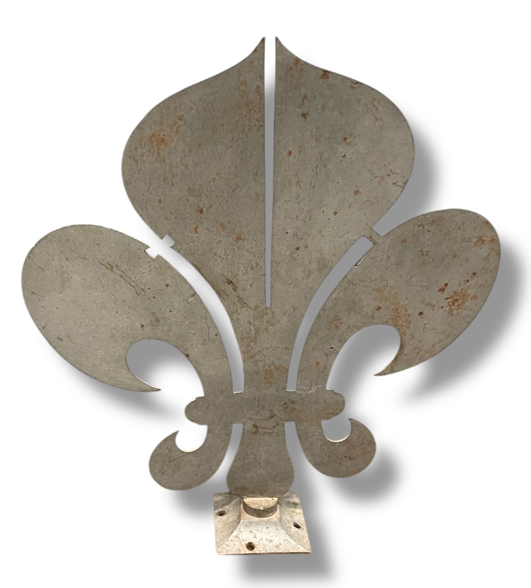 épi De Faitage En Zinc Motif Fleur De Lys 