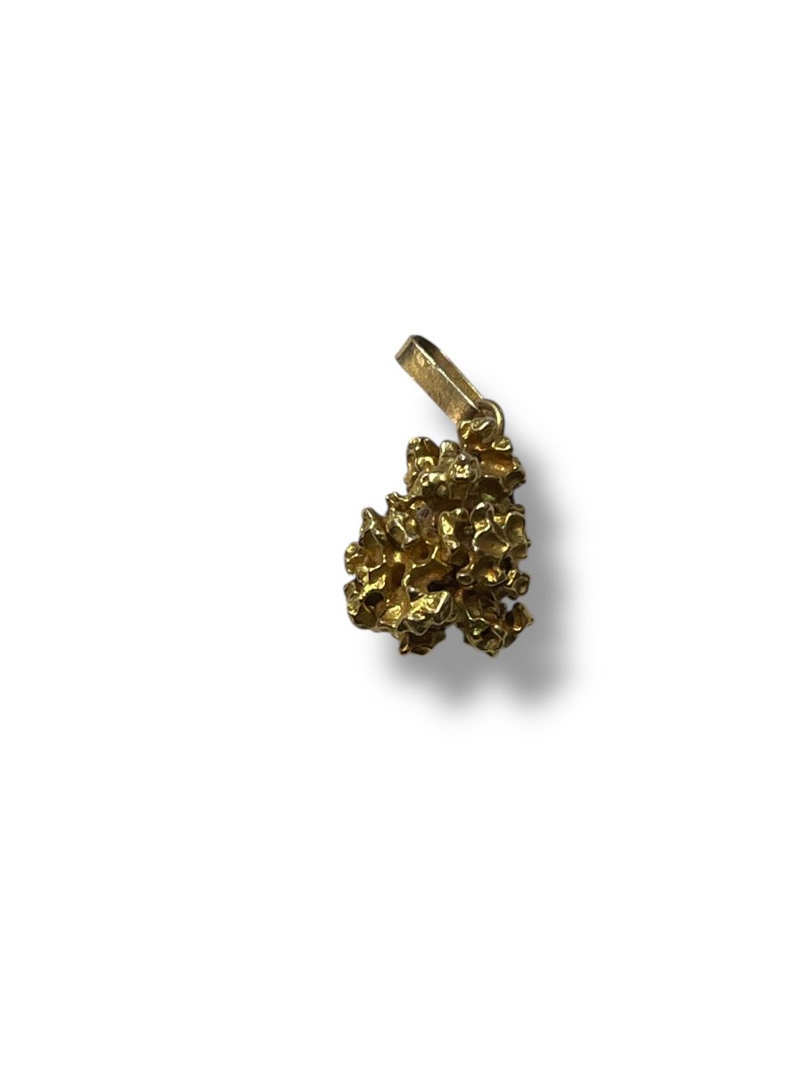 Gold Nugget Pendant -photo-2