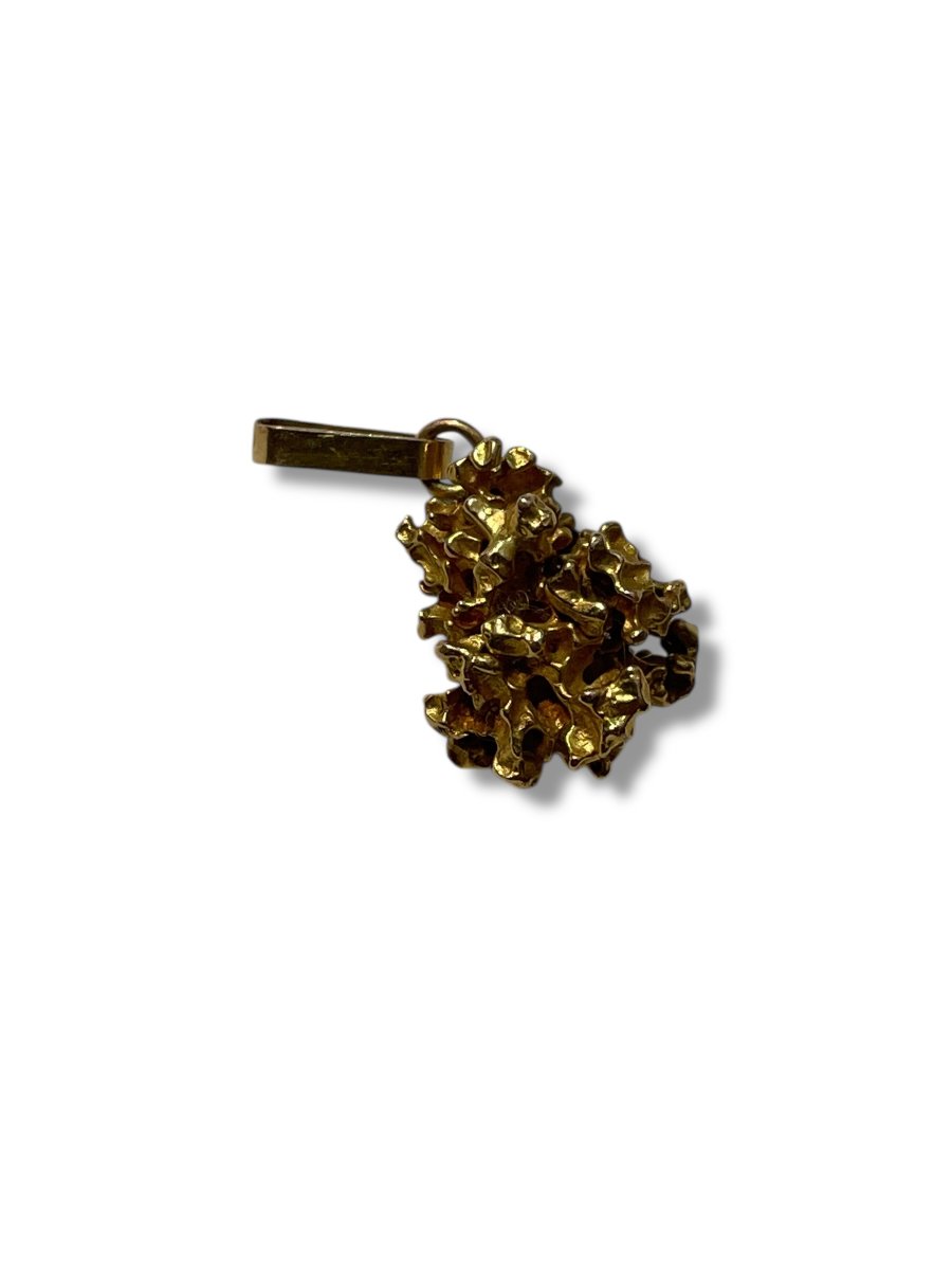 Gold Nugget Pendant -photo-1