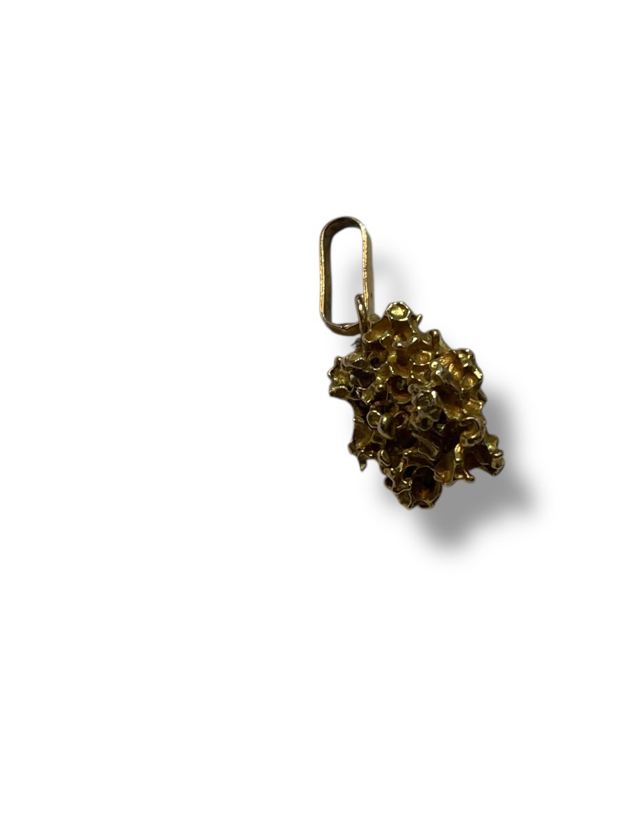 Gold Nugget Pendant -photo-2