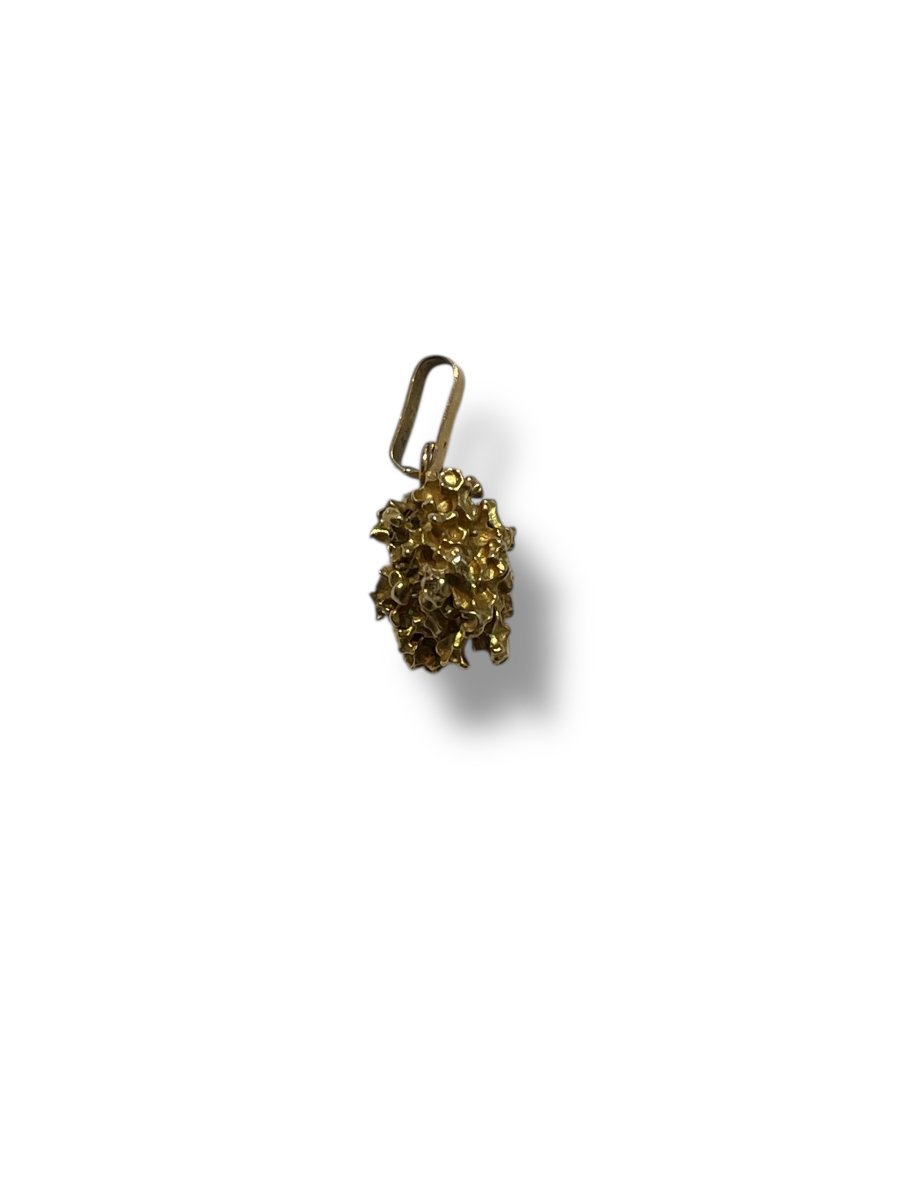 Gold Nugget Pendant -photo-3
