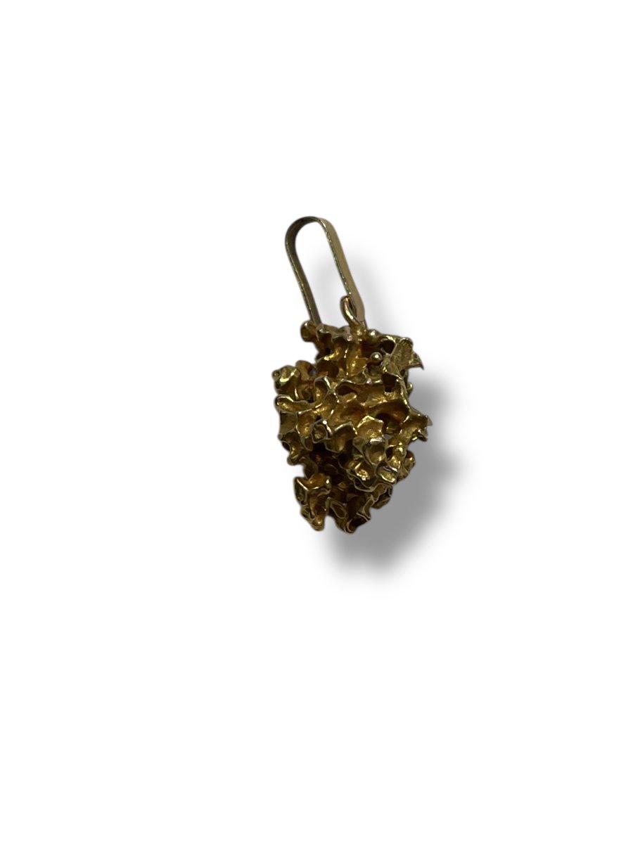 Gold Nugget Pendant -photo-5