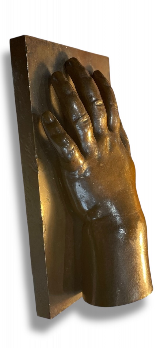 Main En Bronze Sculpture Ginette-photo-4