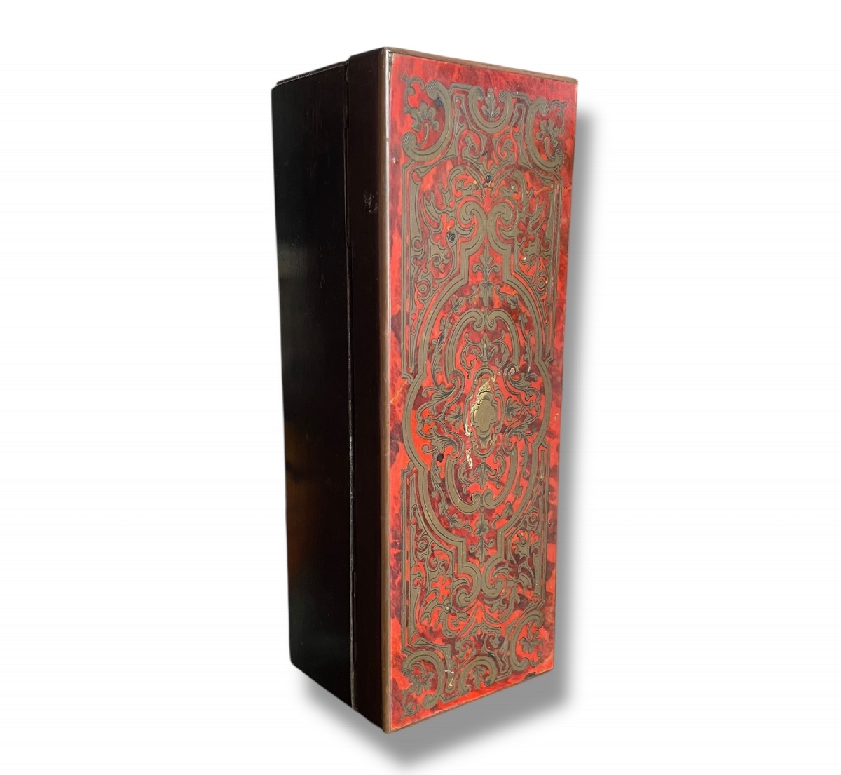 Coffret Boite à Gant Epoque Napoléon III Marqueterie Boulle style TAHAN