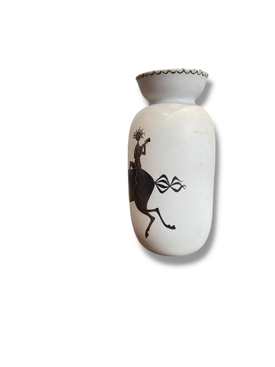 Stig Lindberg Ceramic Vase Gustavsberg Scandinavian 1950-photo-2