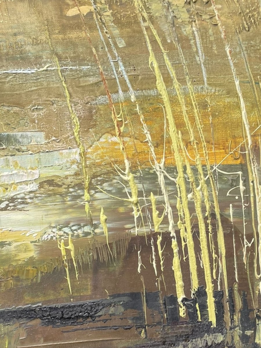 School Of Paris Michel Jouenne Landscape Oil On Canvas -photo-2