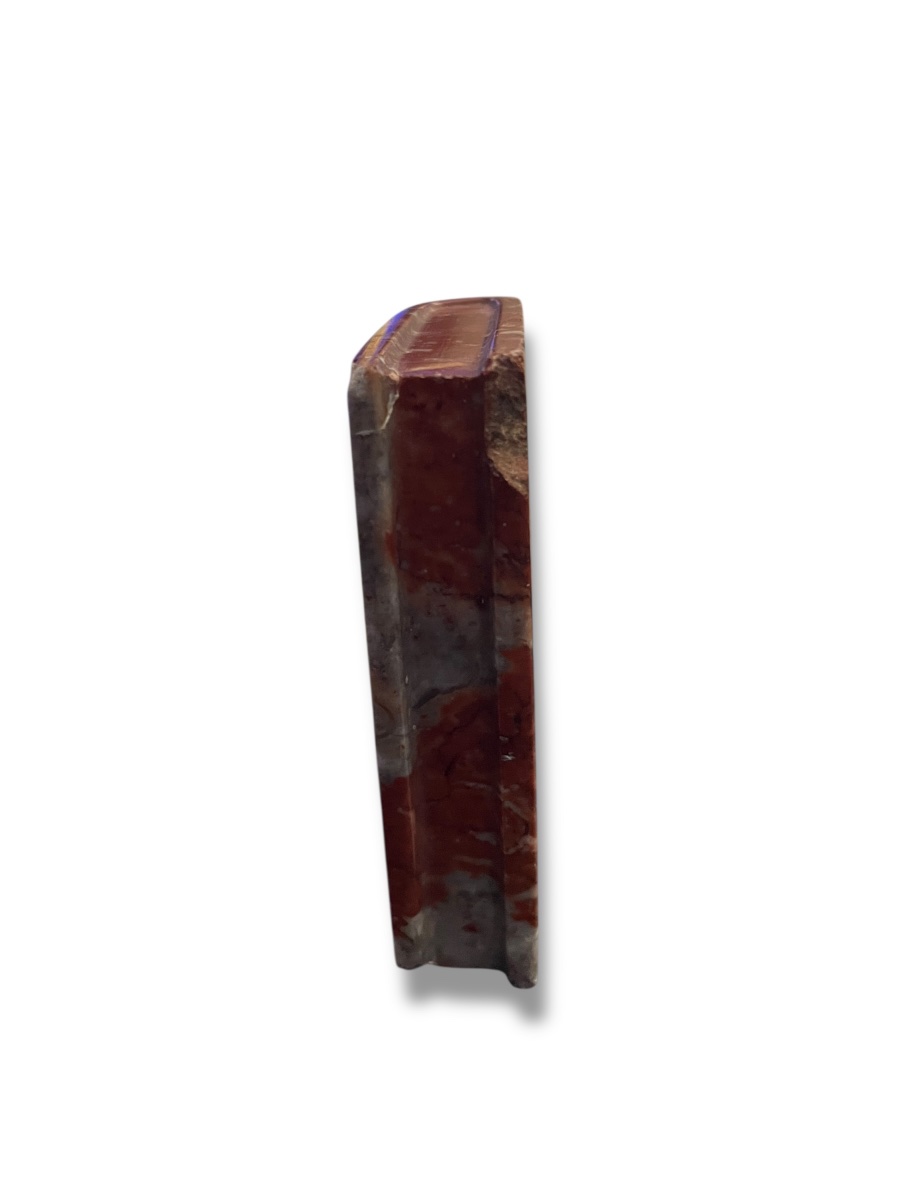 19th Century Red Marble Paperweight Book-photo-7
