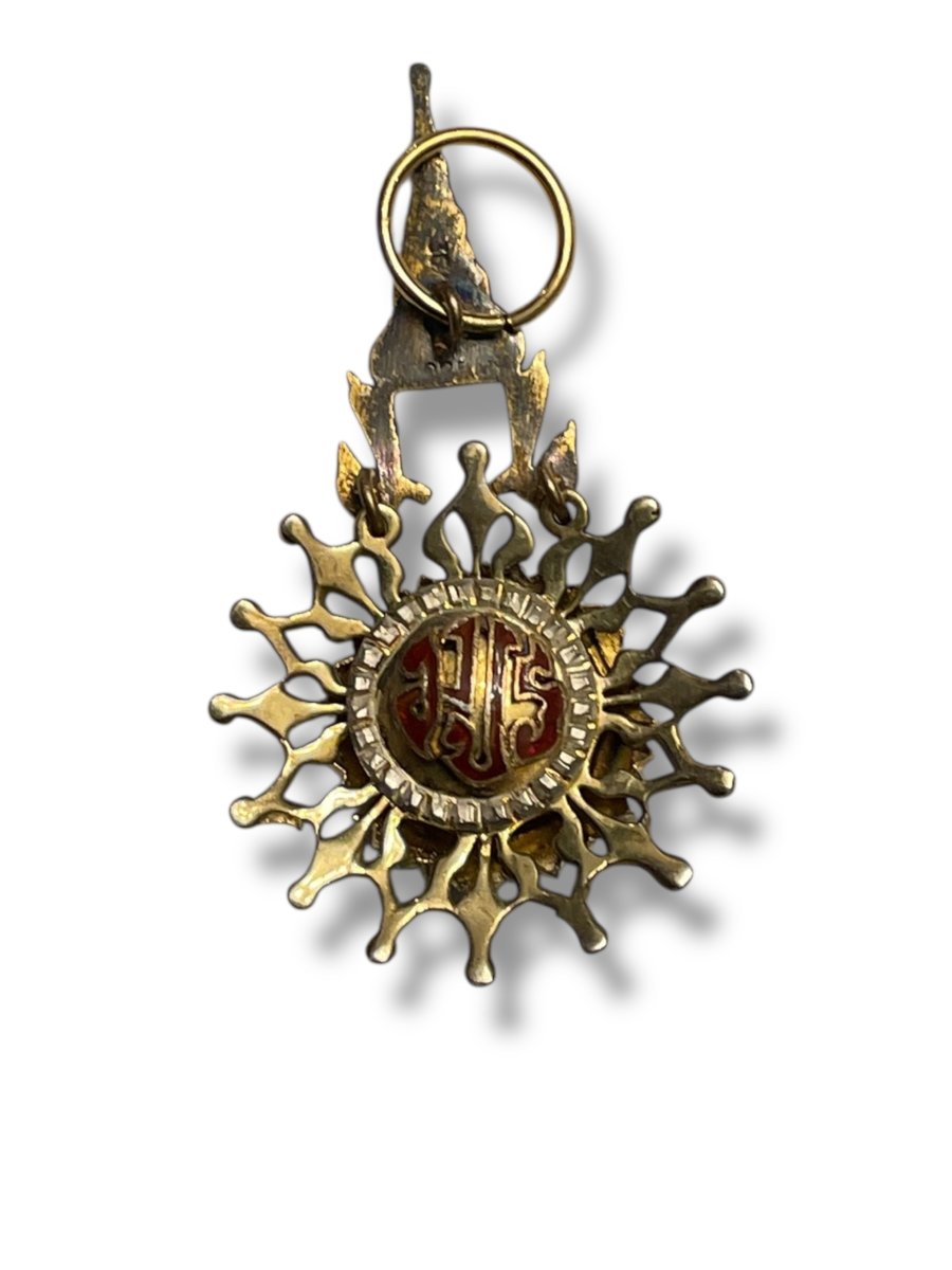 Médaille d'officier Ordre de l'éléphant Blanc Siam Thailande-photo-2