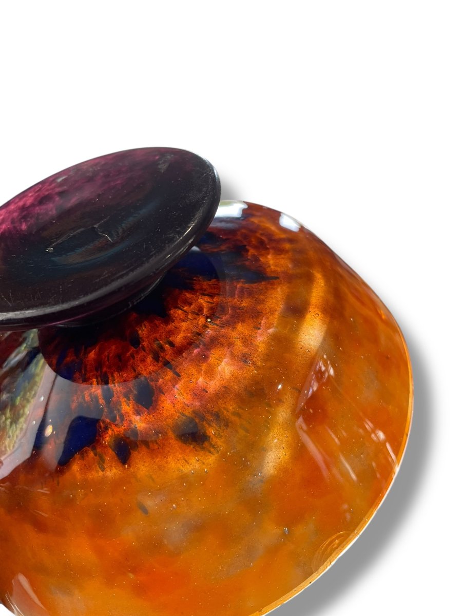 Schneider Style Marbled Glass Bowl-photo-4