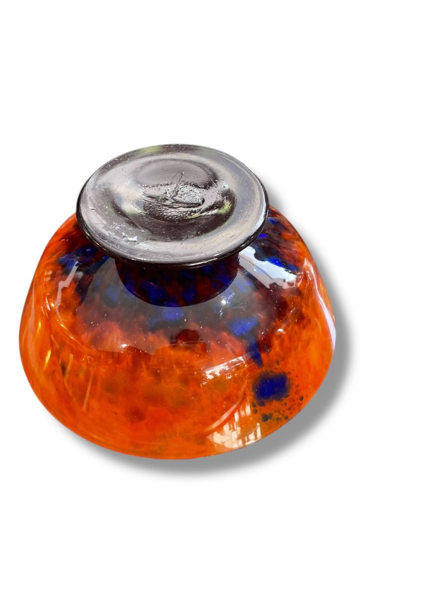 Schneider Style Marbled Glass Bowl-photo-3