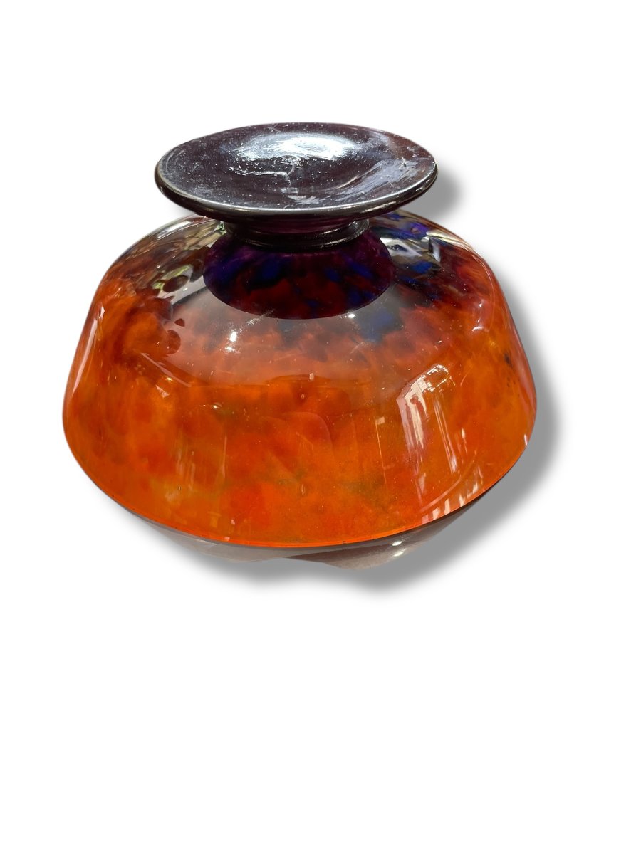 Schneider Style Marbled Glass Bowl-photo-7