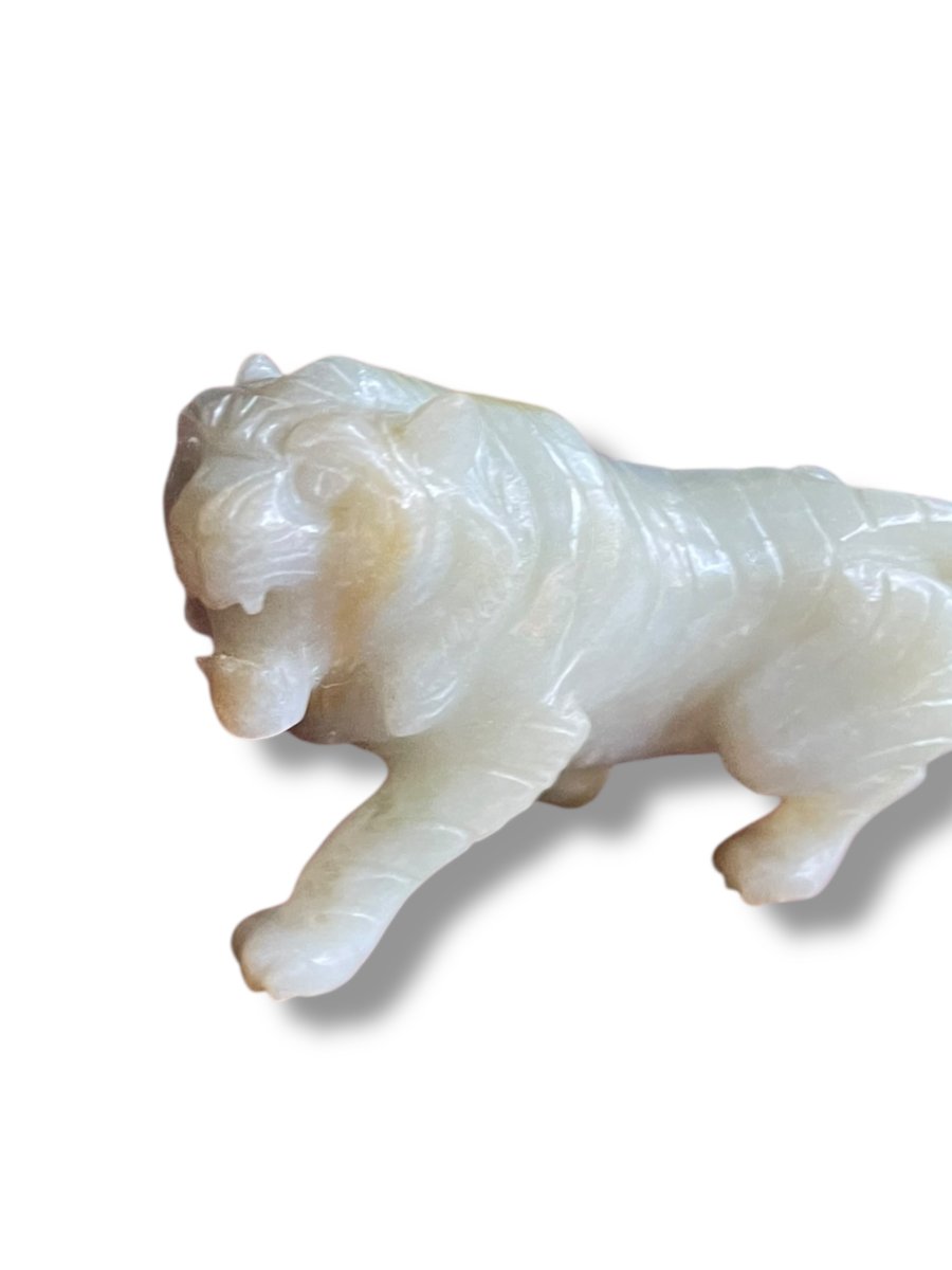 Tigre en jade néphrite-photo-2