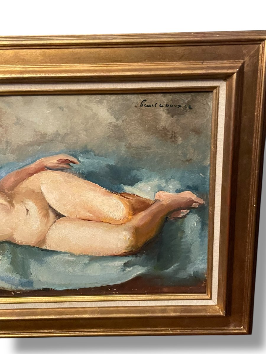 Reclining Nude Woman By Charles Picard Ledoux -photo-5