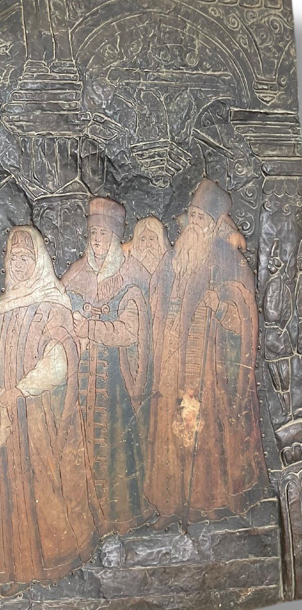 Poland 19th Century Metal And Wood Box-photo-8