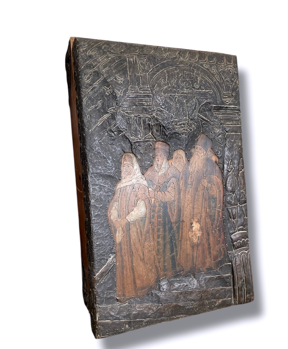 Poland 19th Century Metal And Wood Box