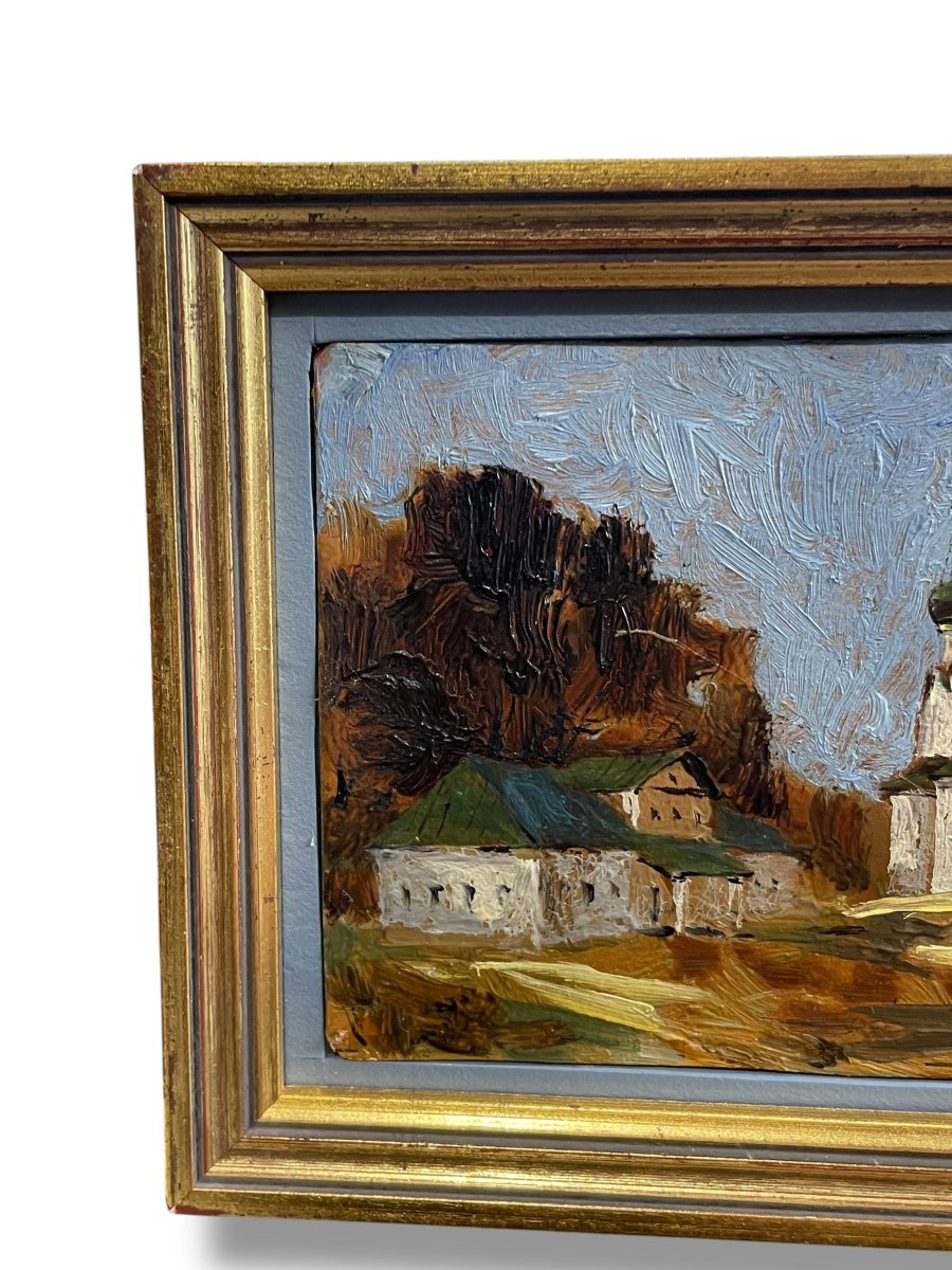 Russian School Novodevichy Convent Oil By Romanov-photo-3