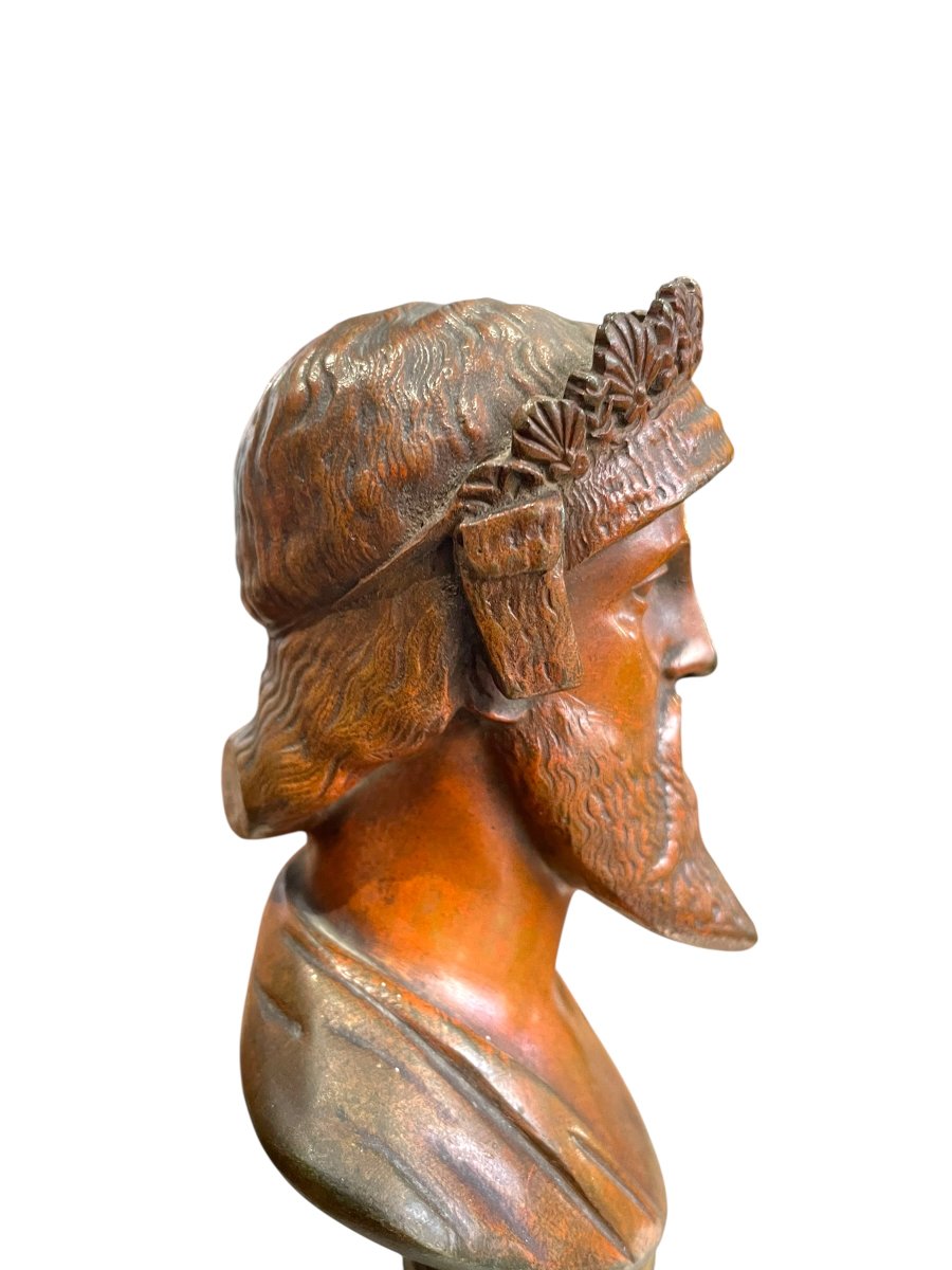 Buste de Jupiter Talleyrand en bronze-photo-4