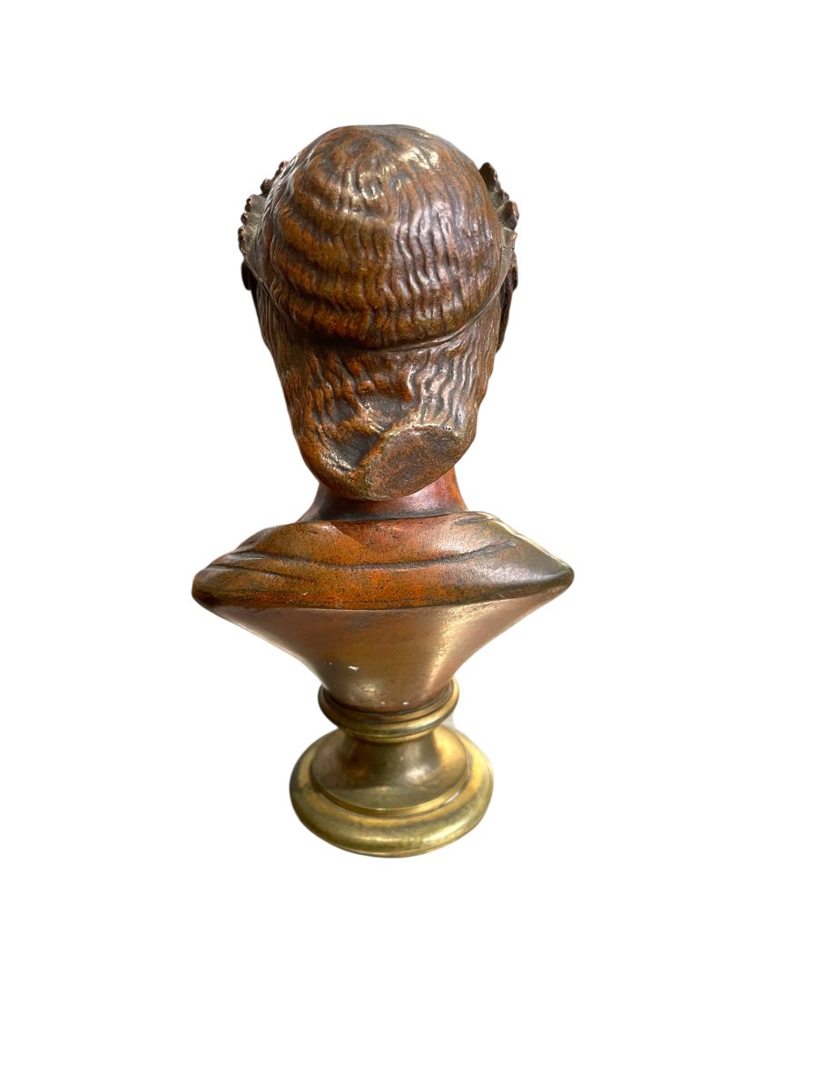 Buste de Jupiter Talleyrand en bronze-photo-7
