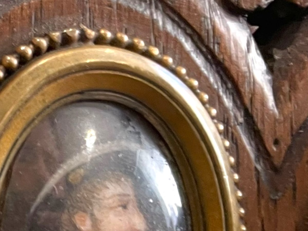 Miniature le roi François 1er et Eléonore d'Autriche -photo-2