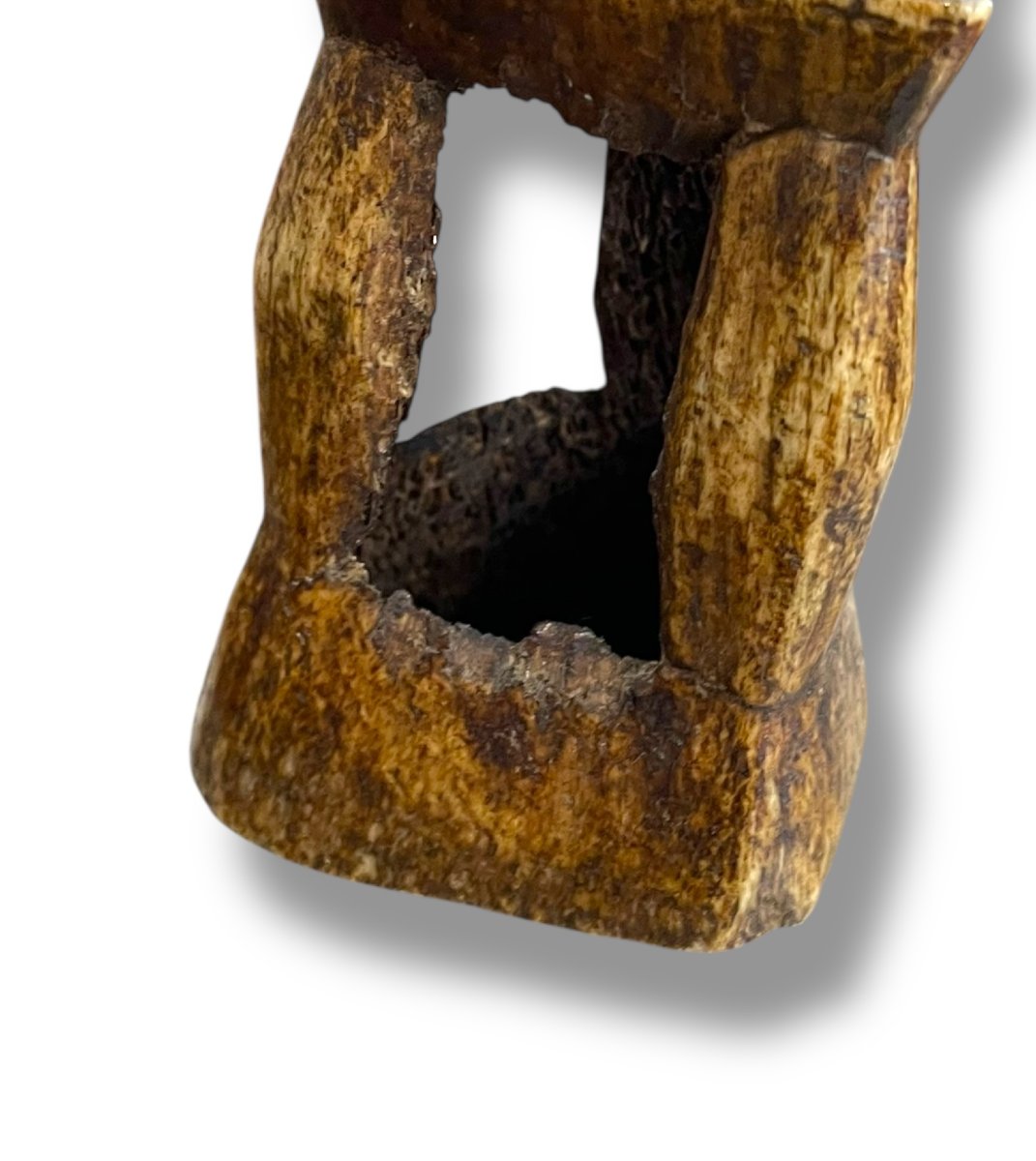 Statuette en os sculpté  Bwami Lega-photo-5