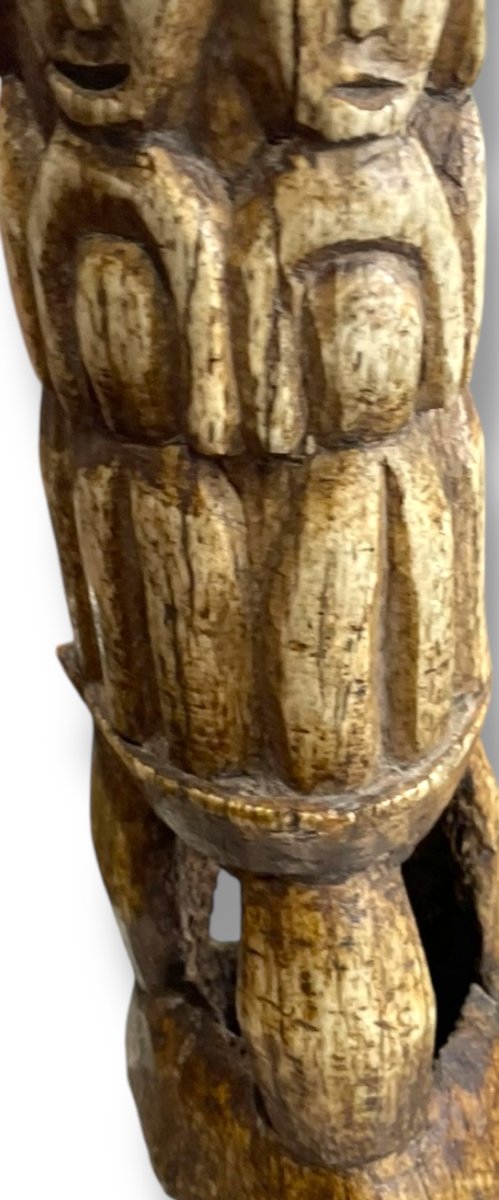 Statuette en os sculpté  Bwami Lega-photo-6
