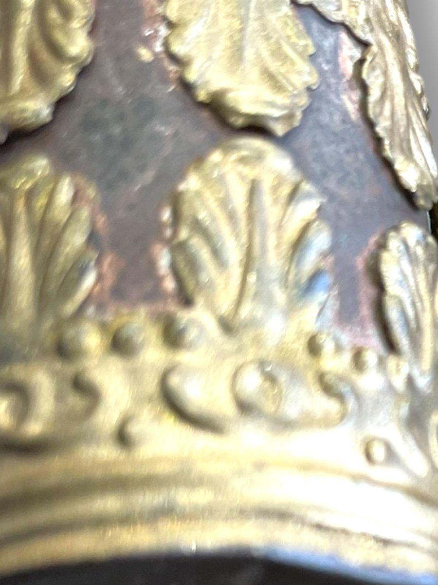 Etui en métal  XIX eme époque Charles X -photo-5