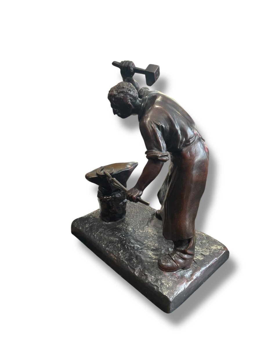 Mednat The Blacksmith Important Subject In Cast Iron-photo-1