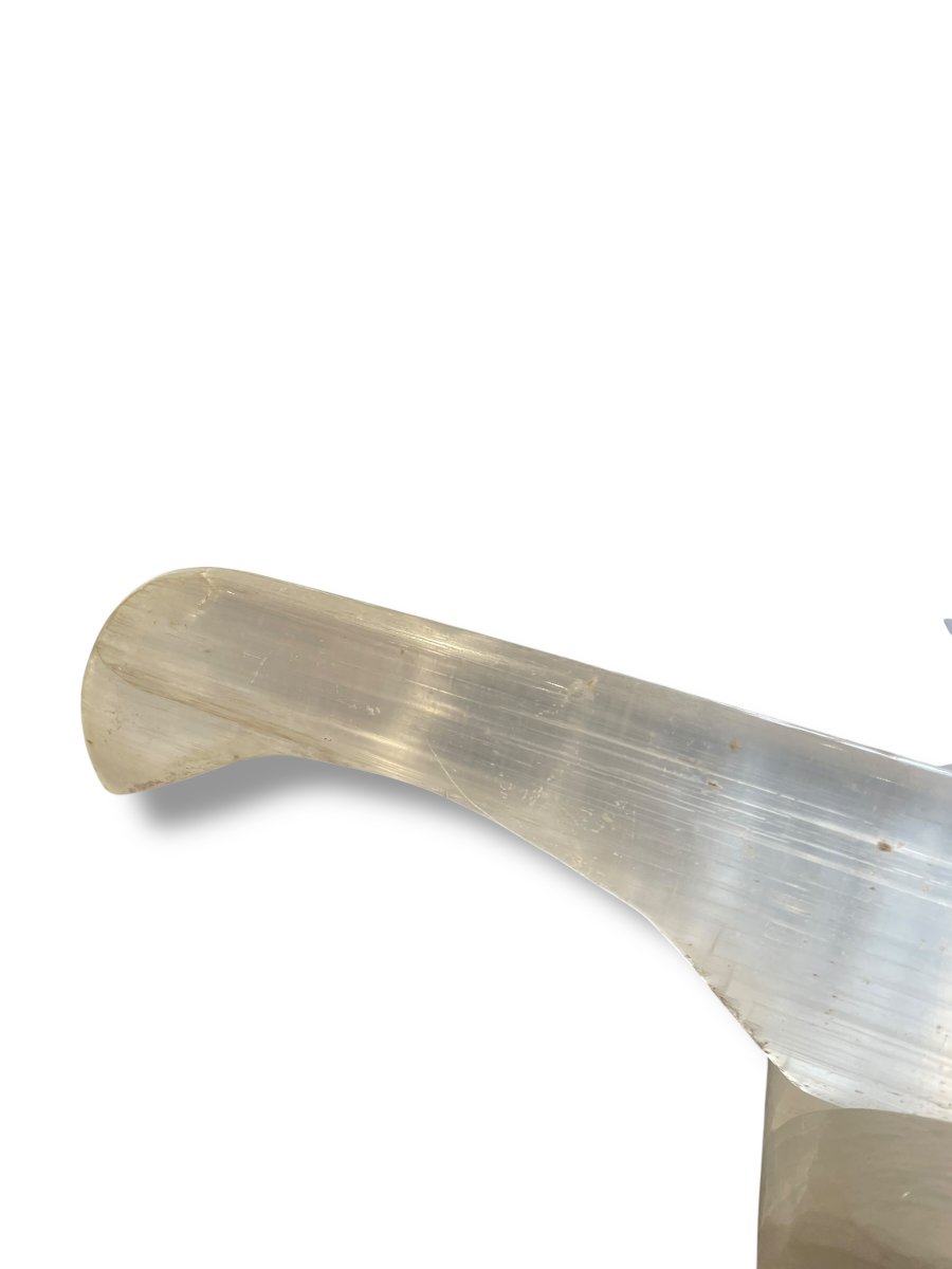 Knife And Its Selenite Base-photo-4