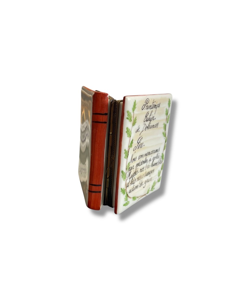 Cahier de doléance boîte en porcelaine LIMOGES-photo-2