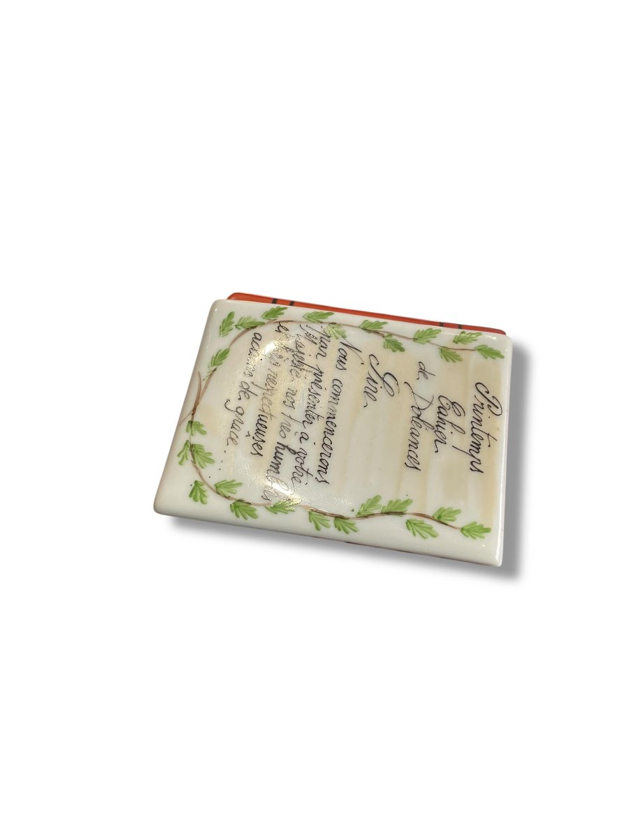 Cahier de doléance boîte en porcelaine LIMOGES-photo-8