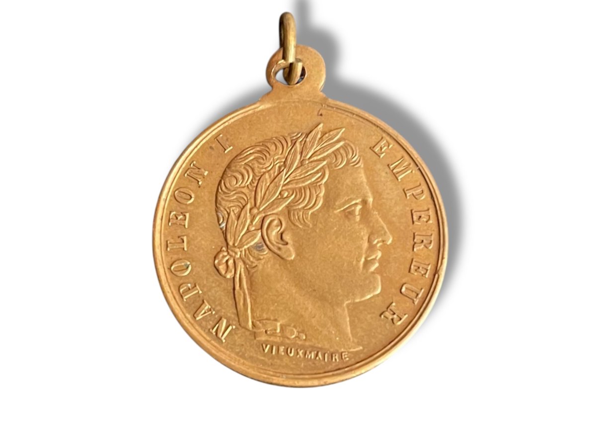 Médaille inaugurative Napoléon Empereur-photo-3