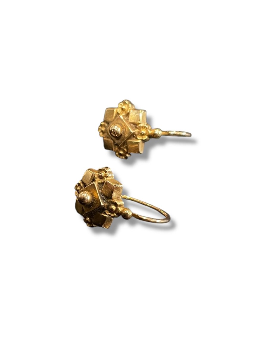Pair Of Napoleon III Gold Sleepers-photo-1
