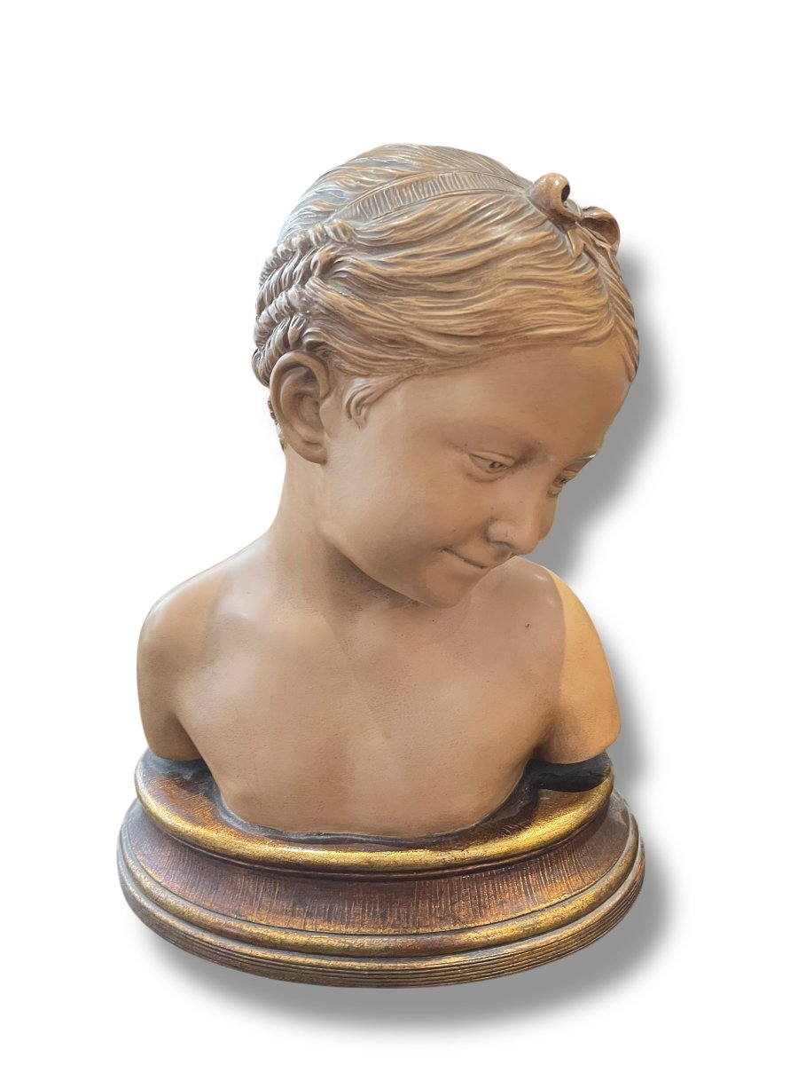 Terracotta Bust Of The Laughing Woman After Pigalle-photo-4