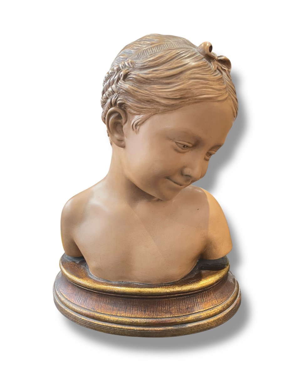 Terracotta Bust Of The Laughing Woman After Pigalle-photo-4