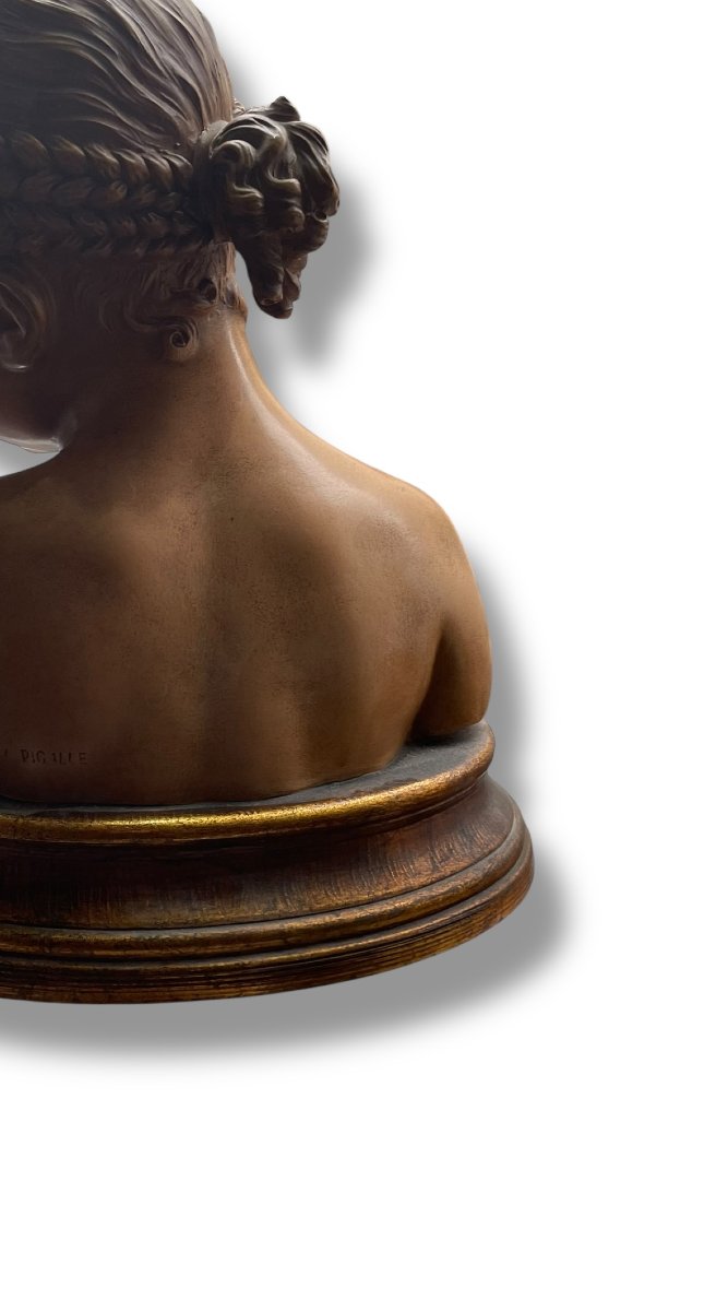 Terracotta Bust Of The Laughing Woman After Pigalle-photo-7