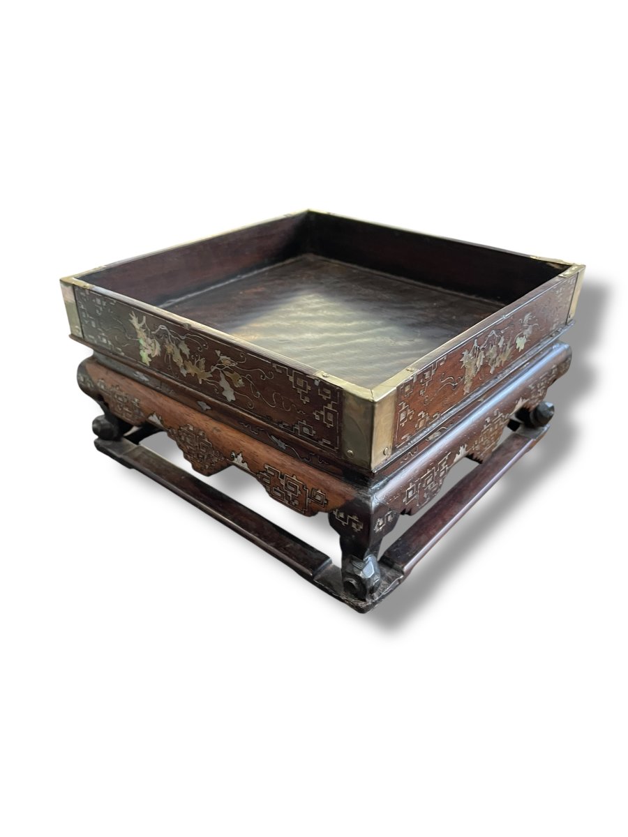 Indochinese Scholar's Tray, 19th Century-photo-3