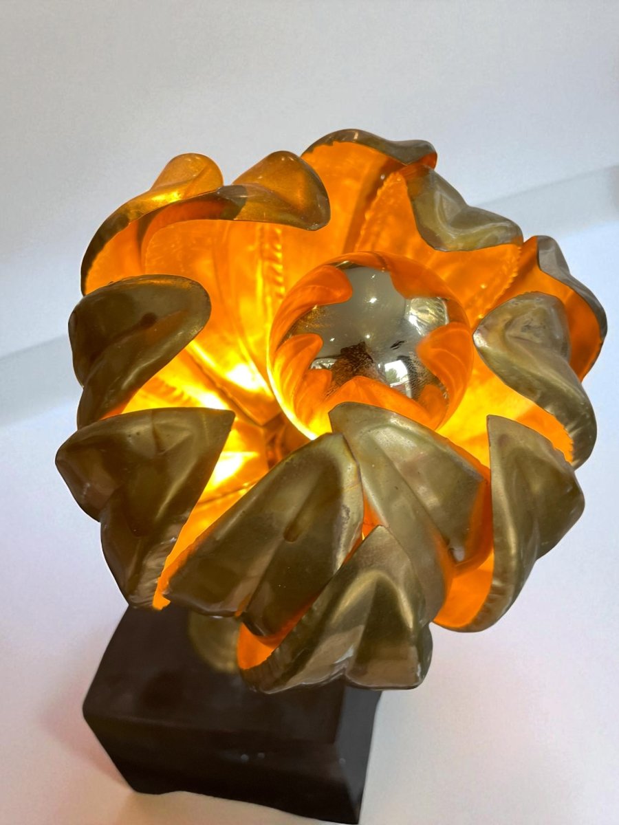 Jansen Style Flowers Table Lamp-photo-3